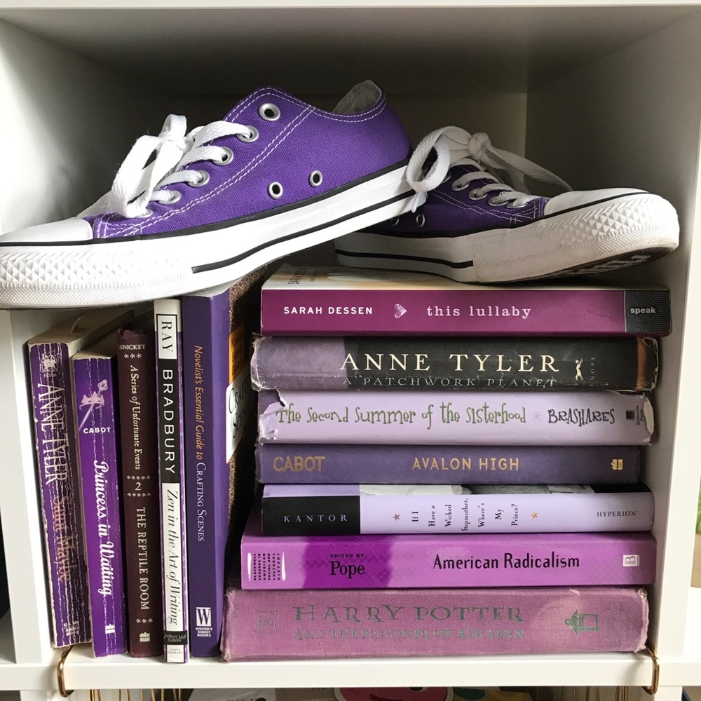Purple Converse (Like New)